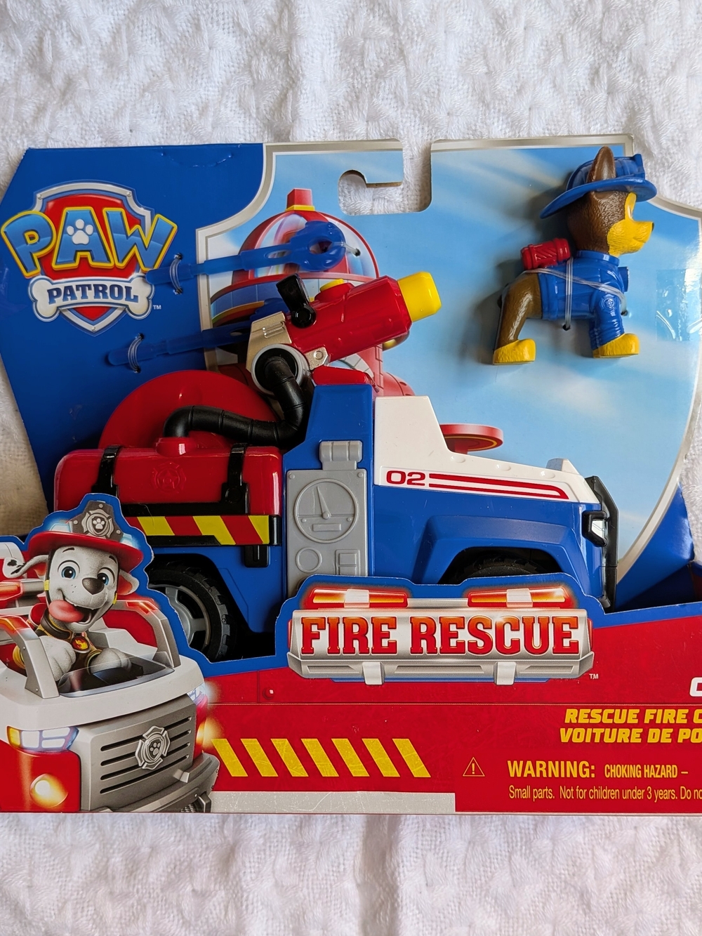 PAW Patrol Fire Rescue Chase Truck Toy - Blue & Red